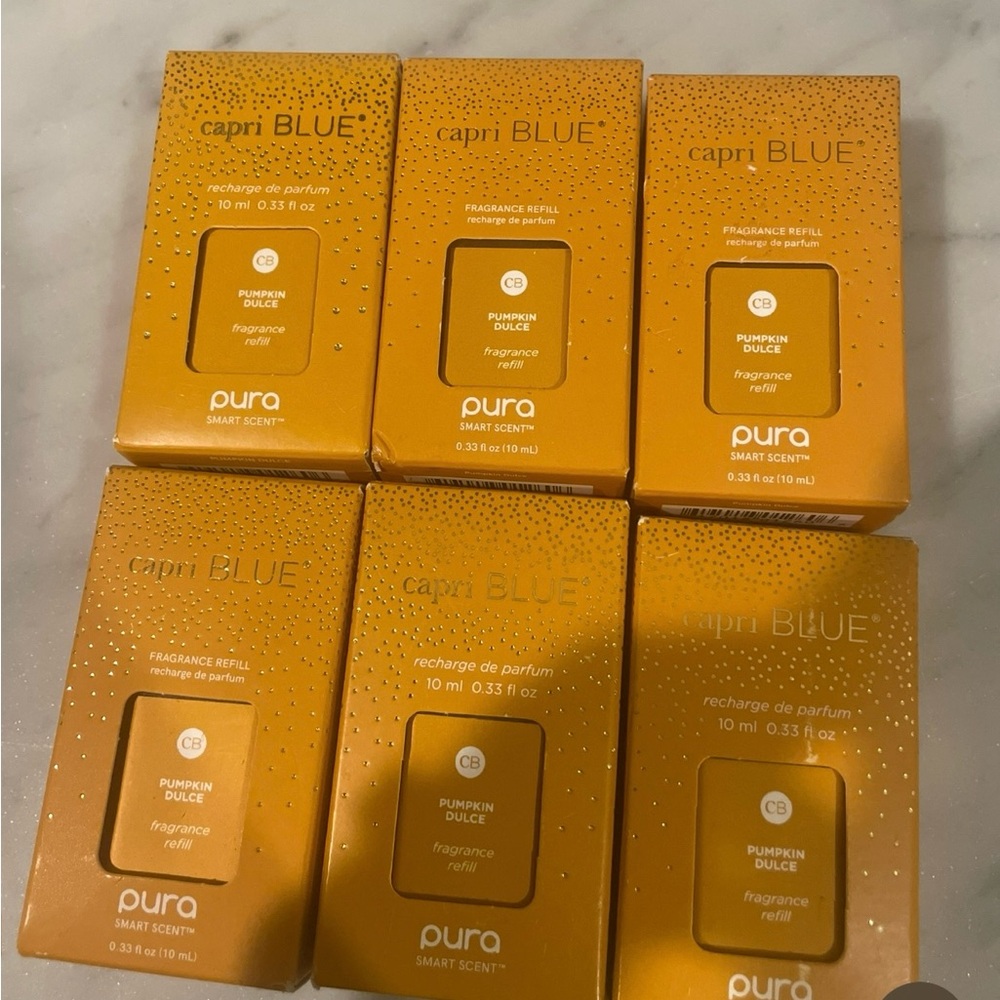 NEW Pura capri blue pumpkin dulce 6 total